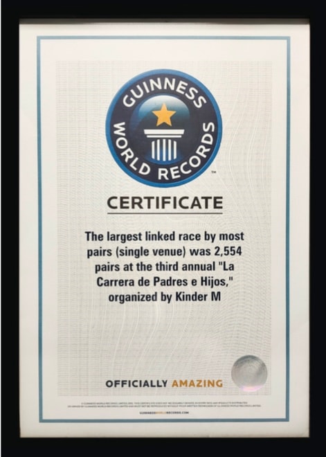 Guinness World Records — Largest linked race, La Carrera de Padres e Hijos, Kinder M