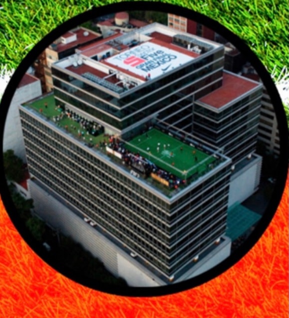 Torneo Sector Five Nike — vista aérea canchas azotea