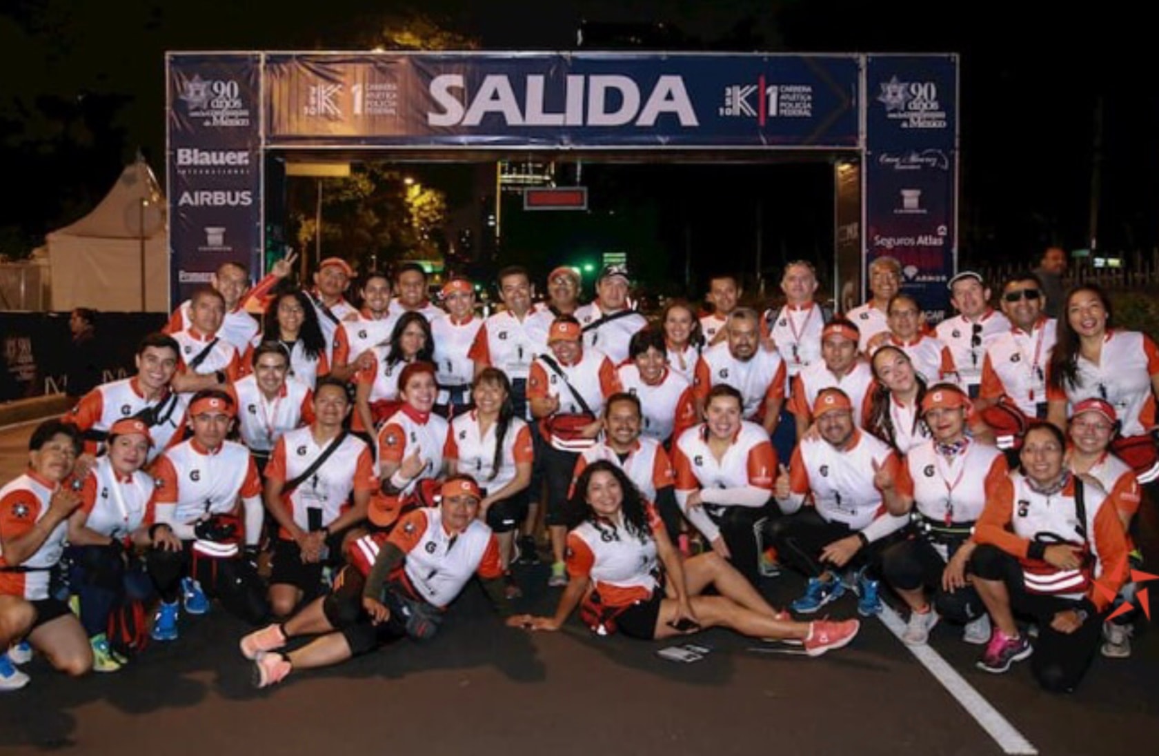 Federal Police Race 2018 — cycling team group photo